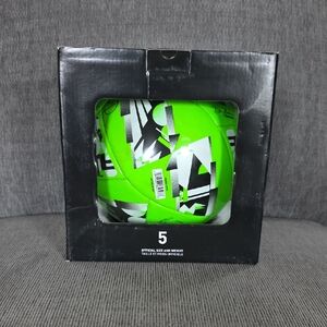 Adidas Neon Green and Black Soccer Ball, New In Box, Size 5